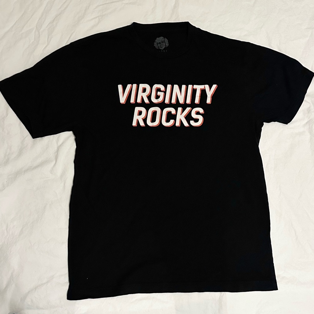 Virginity Rocks Tee Size L